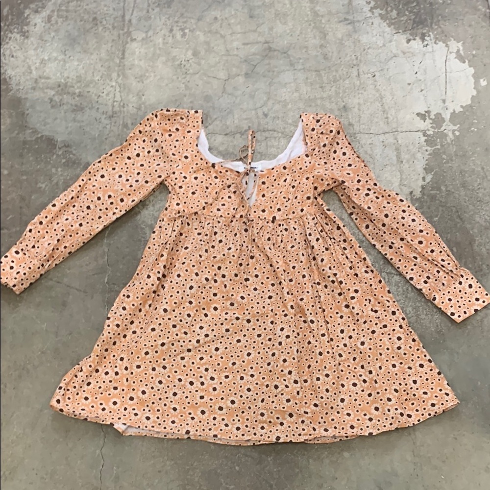 Floral Glamorous babydoll puff sleeve dress‎